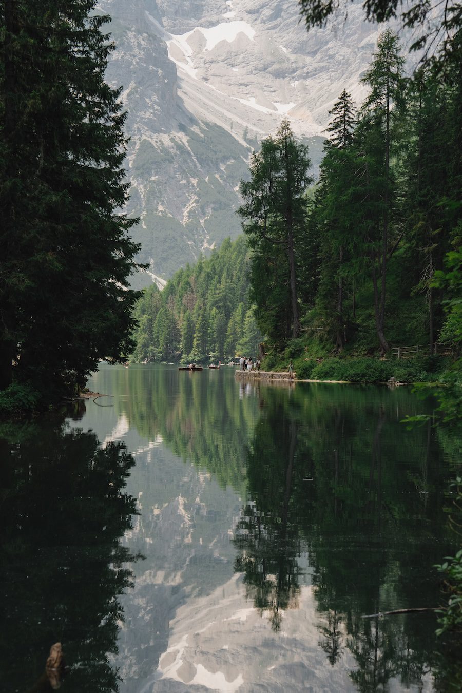 Lago di Braies Dolomieten Dolomiten