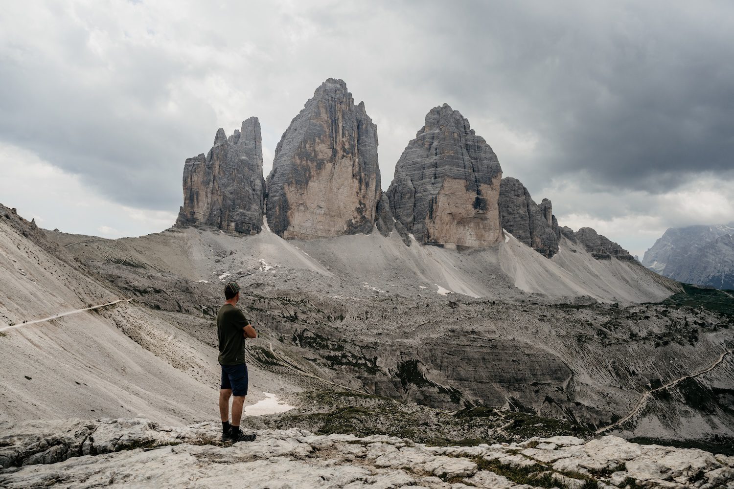Tre Cime Drei Zinnen wandern Dolomiten